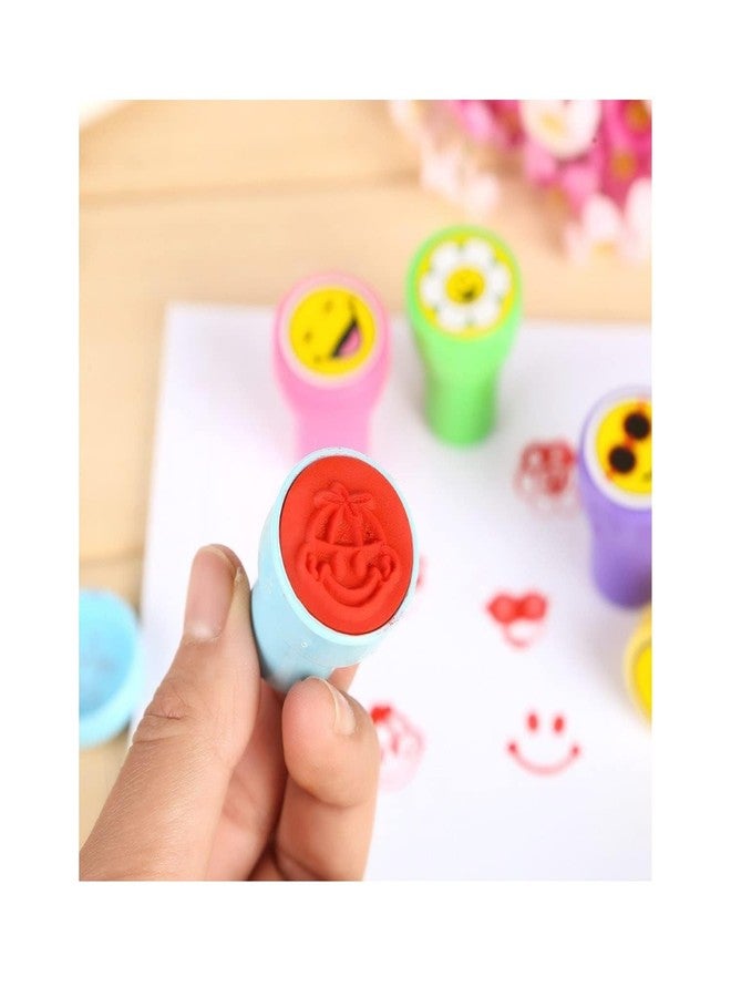 RKZ® 20 Piece Stamps for Kids Emoji and Motivation Reward Art Teachers Students Birthday Gift Craft Scrapbooking - Image 2